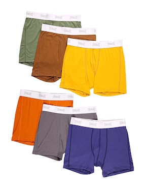 Set de bóxer Everlast de algodón para hombre 6 piezas