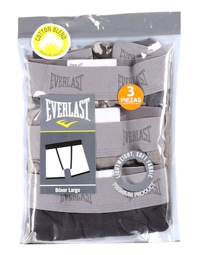 Set bóxer Everlast de algodón para hombre 3 piezas