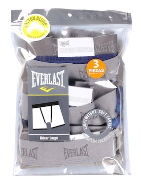 Set bóxer Everlast de algodón para hombre 3 piezas