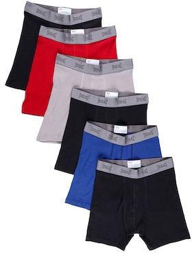 Set bóxer Everlast de algodón para hombre 6 piezas