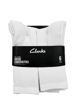 Set de calceta comfort Clarks para hombre 6 pares