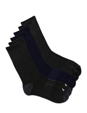 Set de calceta comfort Clarks de algodón para hombre 6 pares