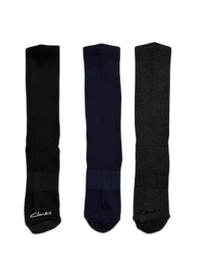 Set de calceta comfort Clarks de algodón para hombre 6 pares