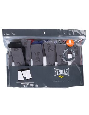 Set bóxer trunk Everlast de algodón para hombre 6 piezas