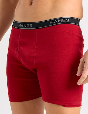 Set bóxer brief Hanes de algodón para hombre 2 piezas