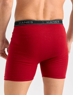 Set bóxer brief Hanes de algodón para hombre 2 piezas