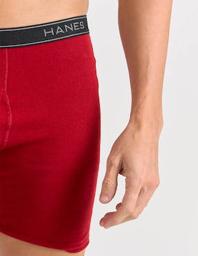 Set bóxer brief Hanes de algodón para hombre 2 piezas
