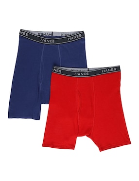 Set bóxer brief Hanes de algodón para hombre 2 piezas