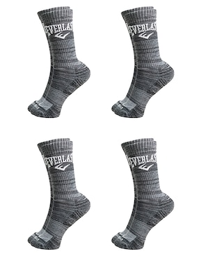 Set de calceta Everlast para hombre 4 pares
