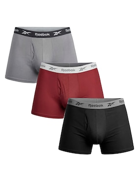 Set bóxer trunk Reebok para hombre 3 piezas