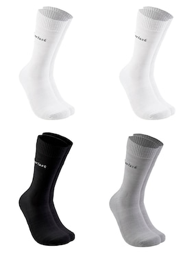 Set de calceta Everlast para hombre 4 pares