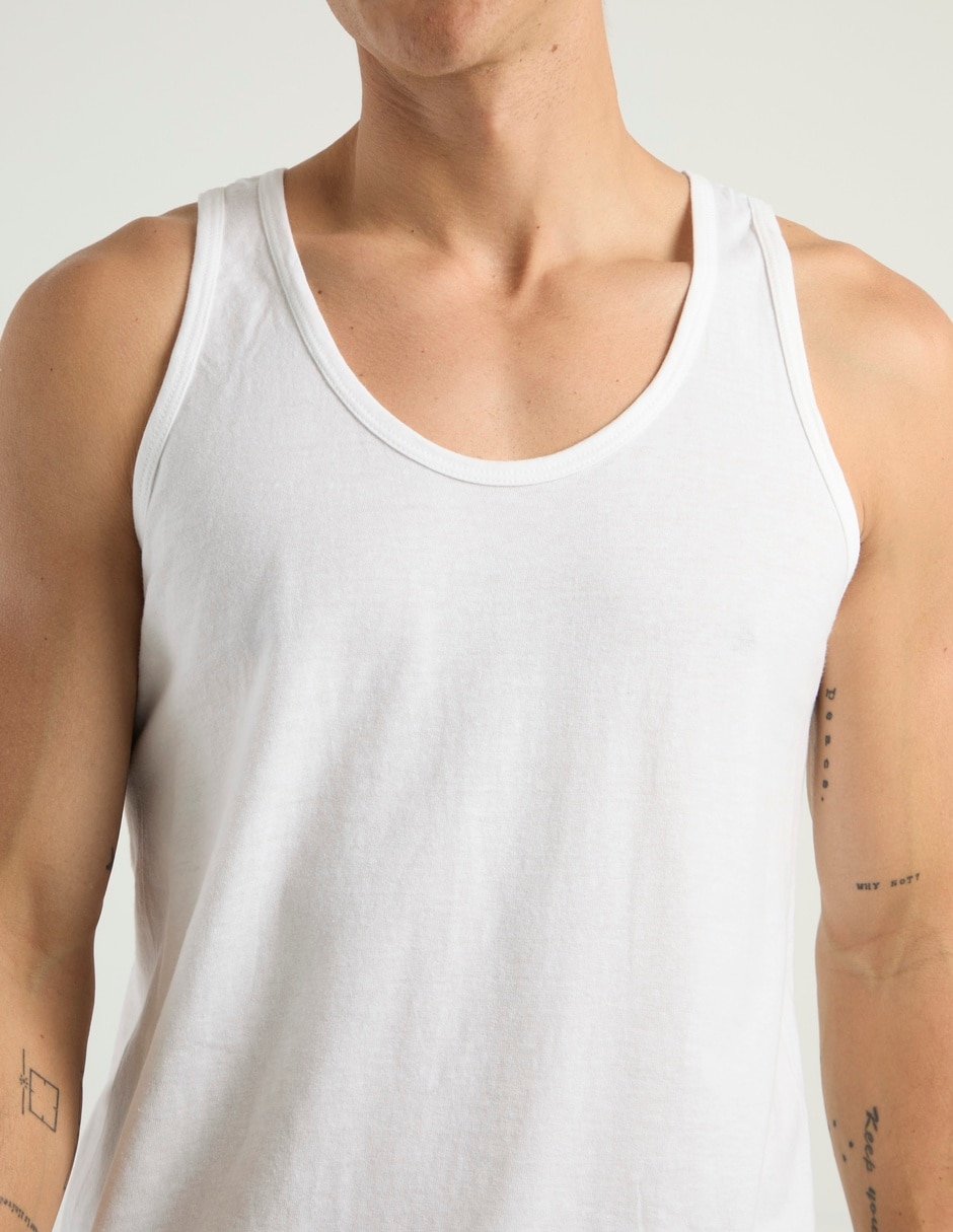 Camisa cuello redondo para hombre 5