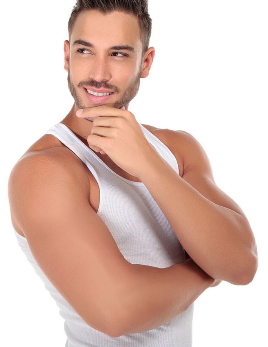 Set camiseta cuello redondo para hombre 6