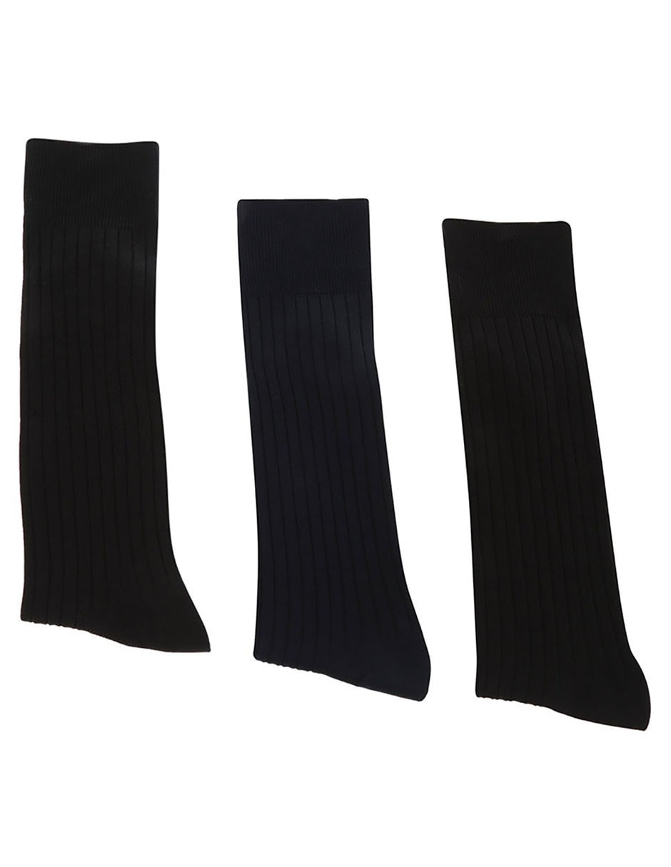 Set de calcetín de algodón para hombre 3 pares Set de calcetín de algodón para hombre 3 pares