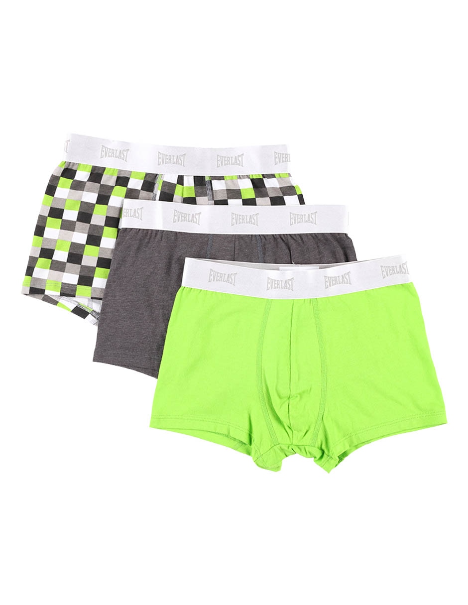 Set bóxer trunk de algodón para hombre 3 piezas 9
