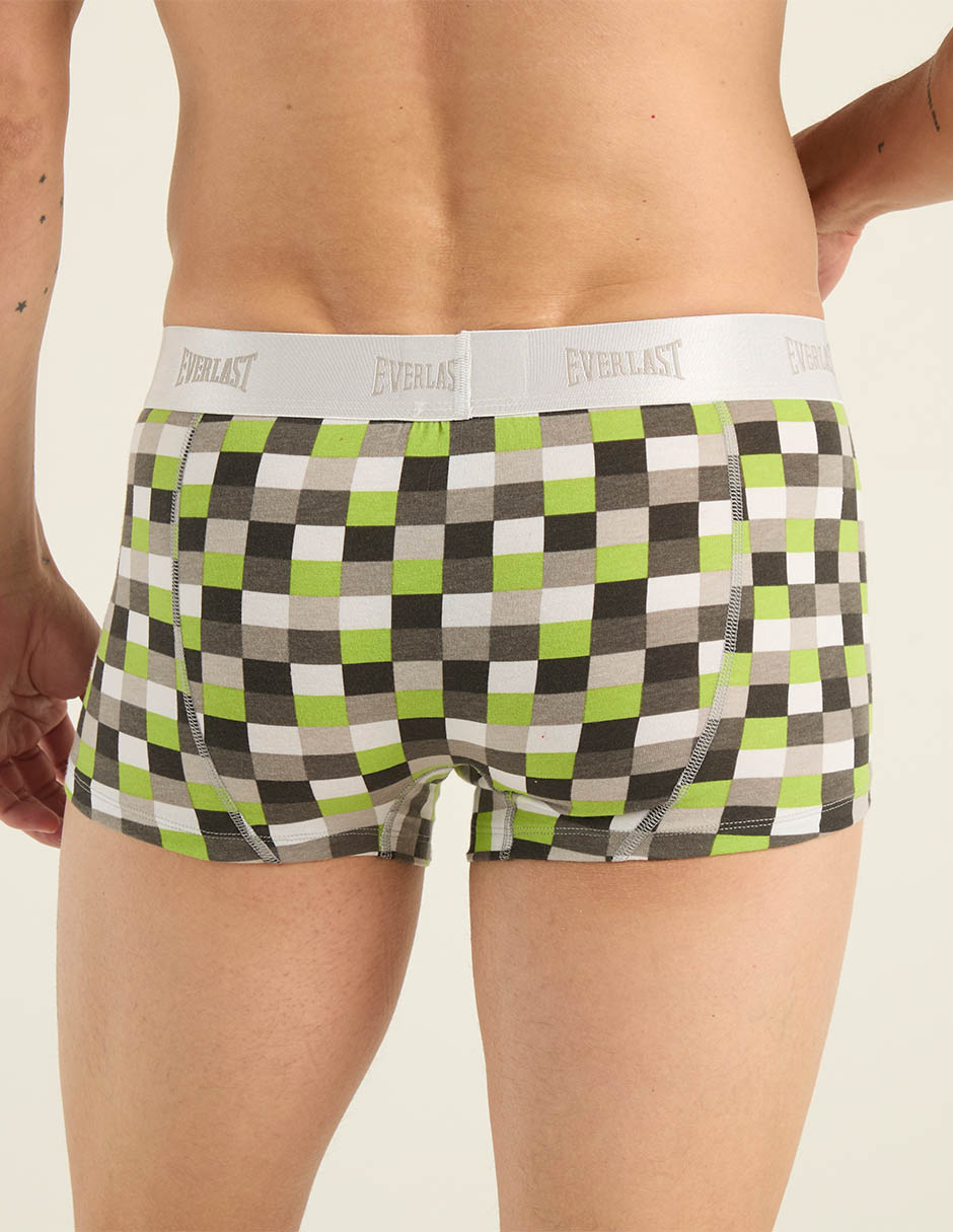 Set bóxer trunk de algodón para hombre 3 piezas 7
