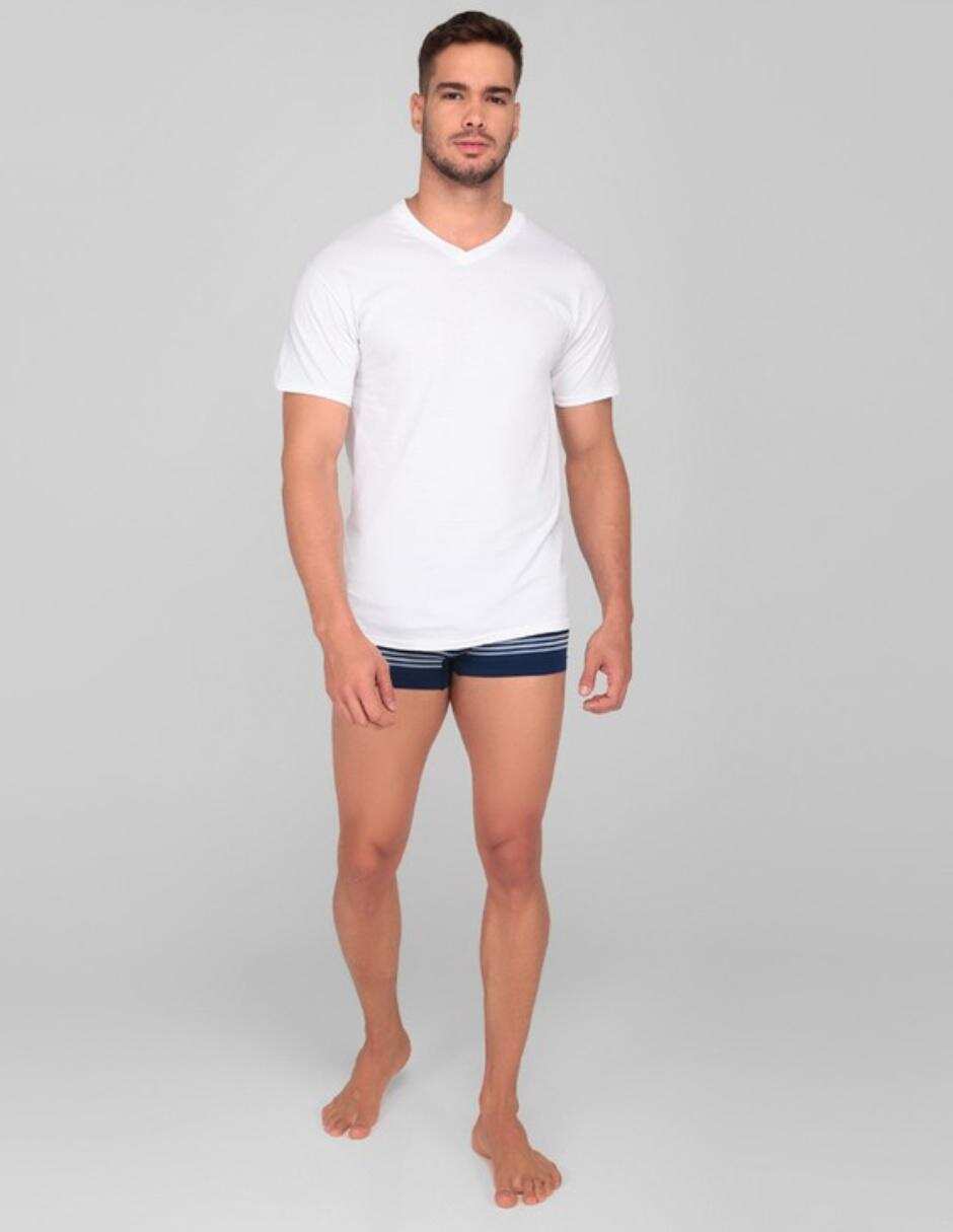 Playera cuello V para hombre 7