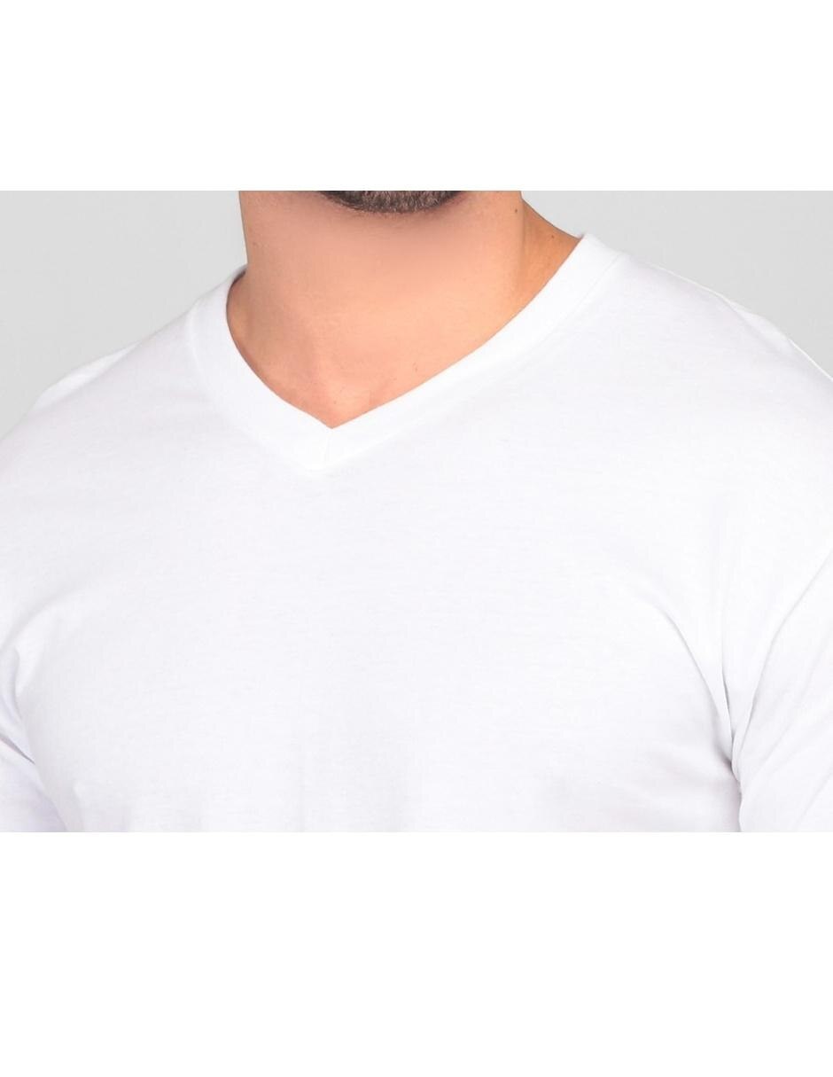 Playera cuello V para hombre 8