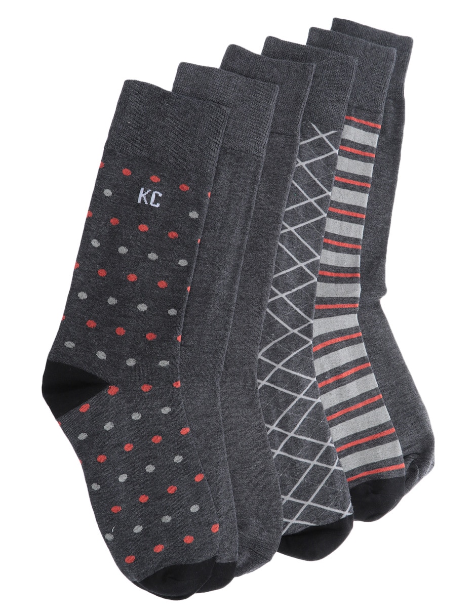 Set de calcetín comfort de algodón para hombre 6 pares Set de calcetín comfort de algodón para hombre 6 pares
