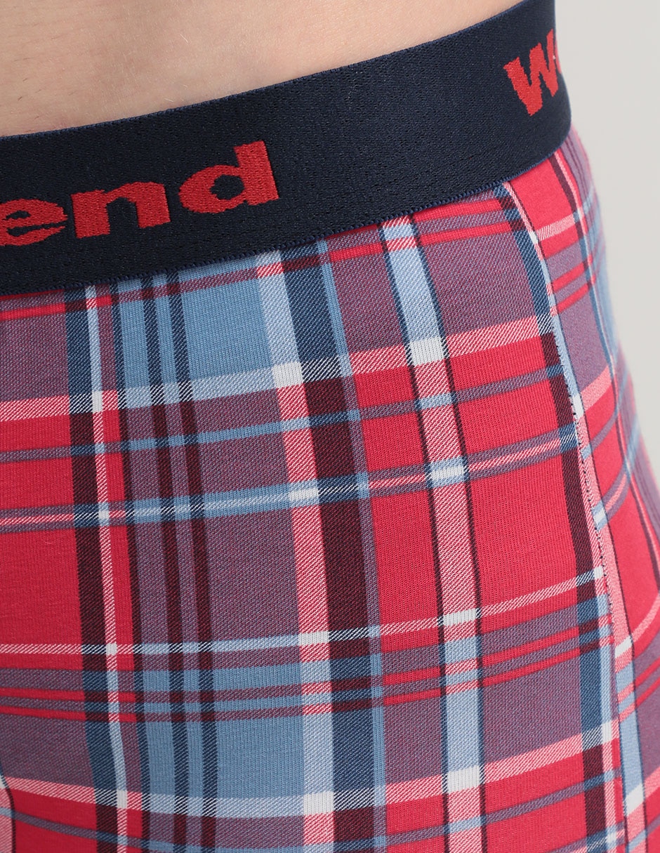 Set B—xer Trunk Weekend De Algod—n Para Hombre 3 Piezas