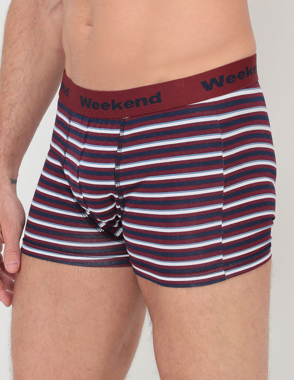 Bóxer trunk de algodón para hombre 3 piezas 2