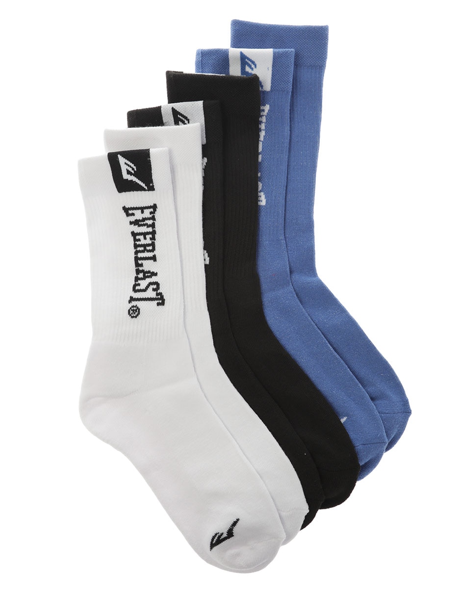 Set de calceta de algodón para hombre 6 pares Set de calceta de algodón para hombre 6 pares