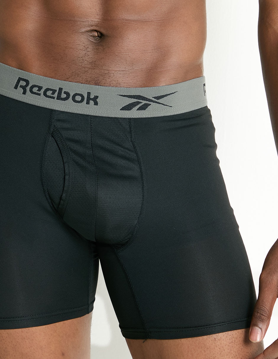 Set bóxer brief de poliéster para hombre 3 piezas 4