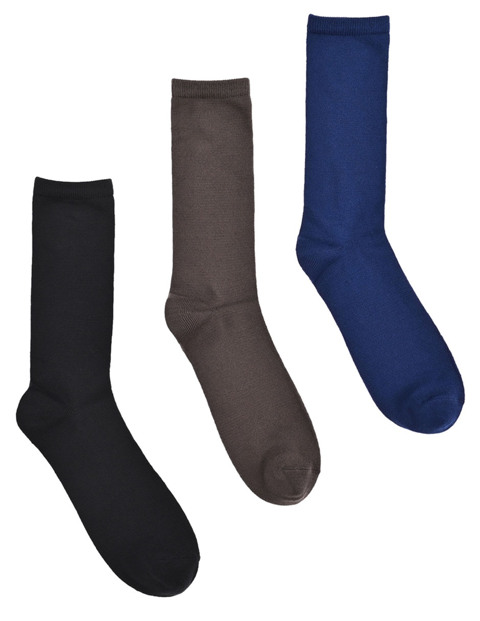Set de calcetín transpirable de algodón para hombre 3 pares Set de calcetín transpirable de algodón para hombre 3 pares
