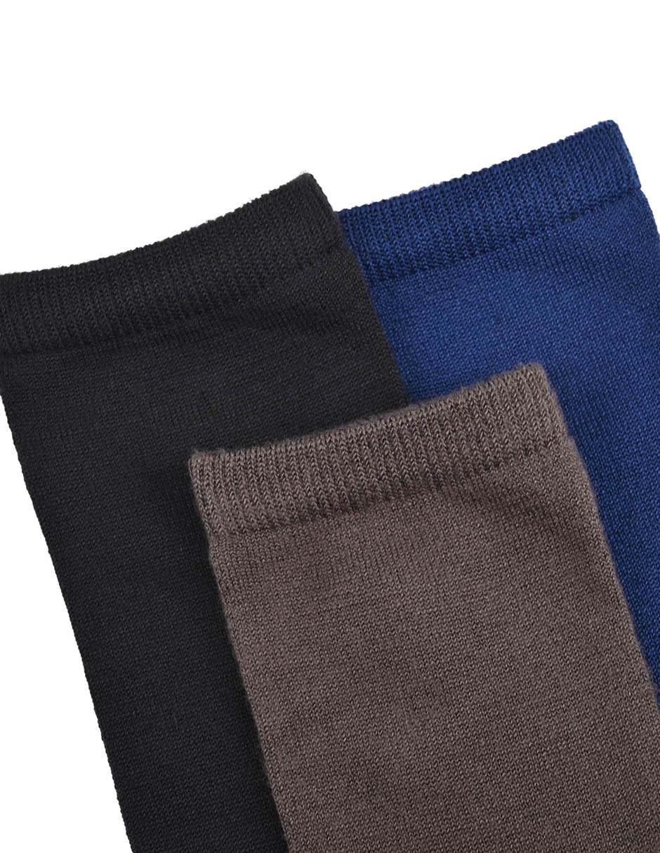 Set de calcetín transpirable de algodón para hombre 3 pares 2