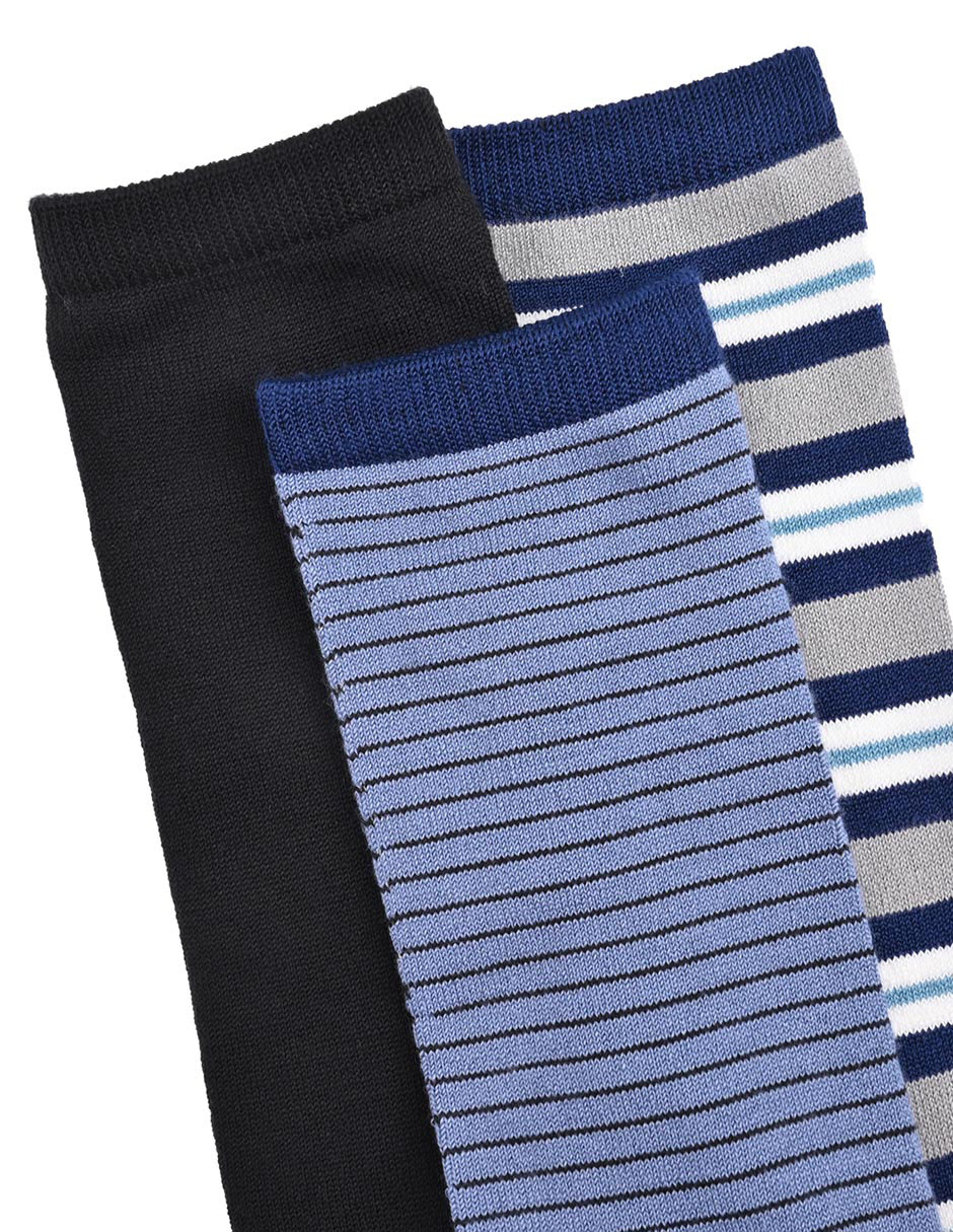 Set de calcetín comfort de algodón para hombre 3 pares 2