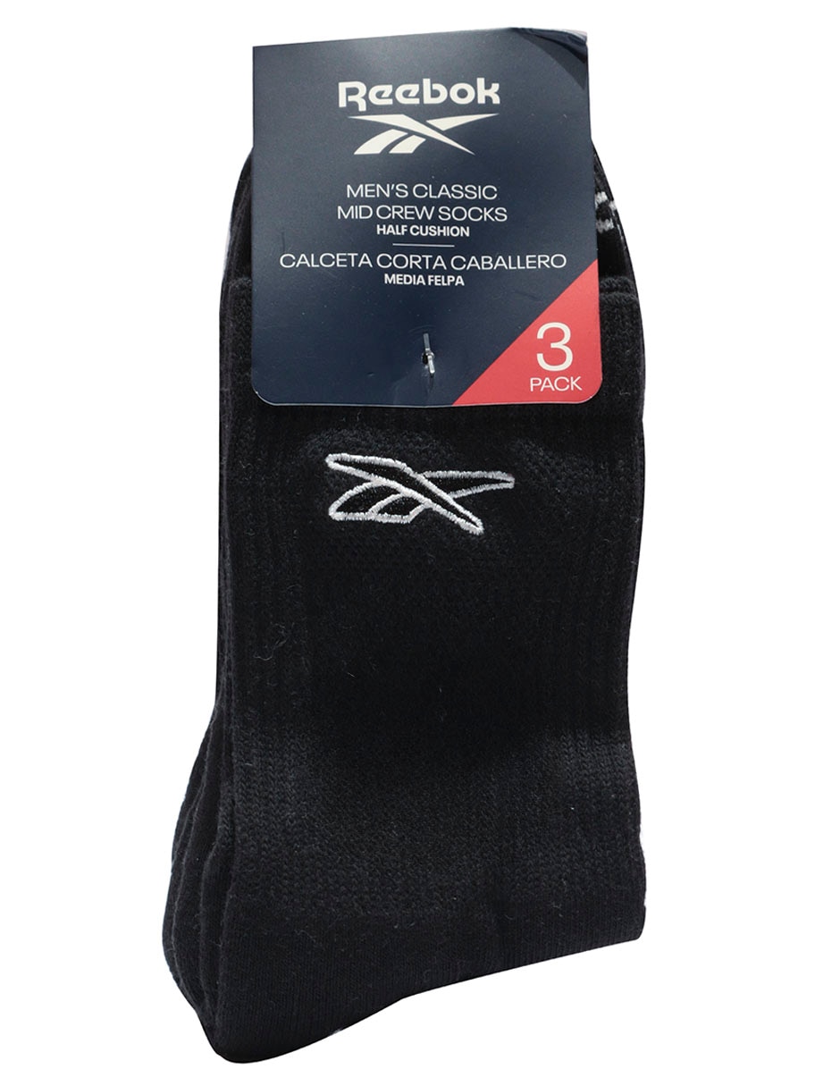 Set de calceta transpirable de algodón para hombre 3 pares 4