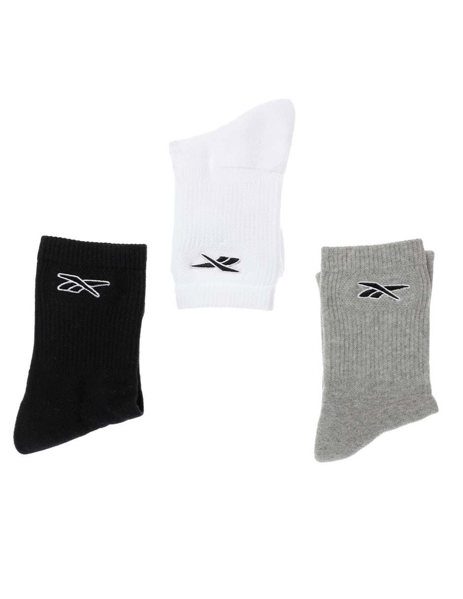 Set de calceta transpirable de algodón para hombre 3 pares 2