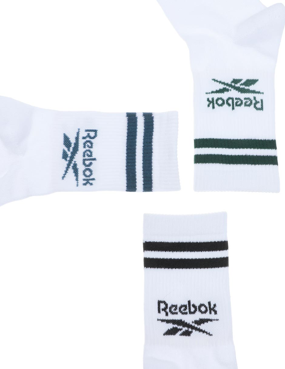Set de calceta transpirable de algodón para hombre 3 pares 3
