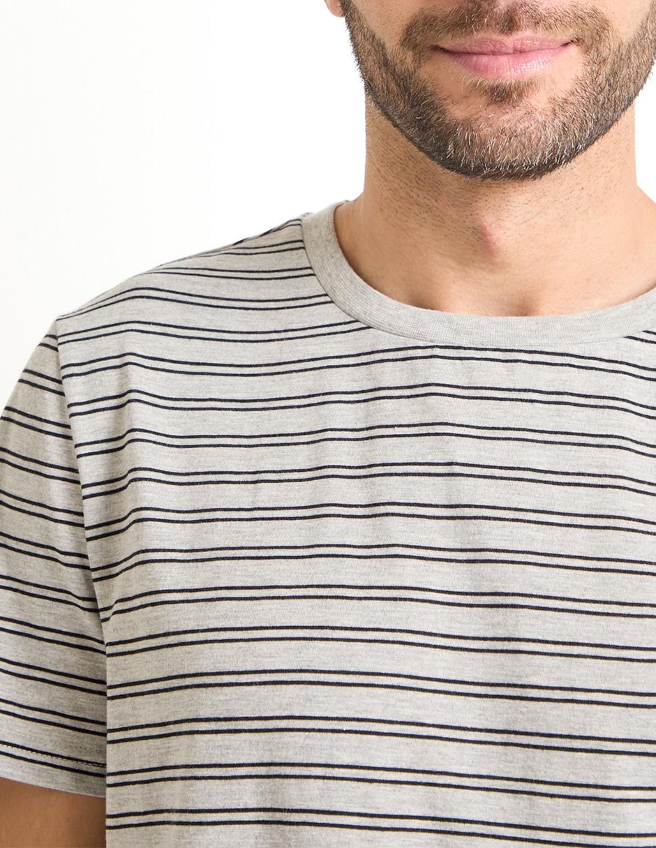 Playera pijama para hombre de algodón 3