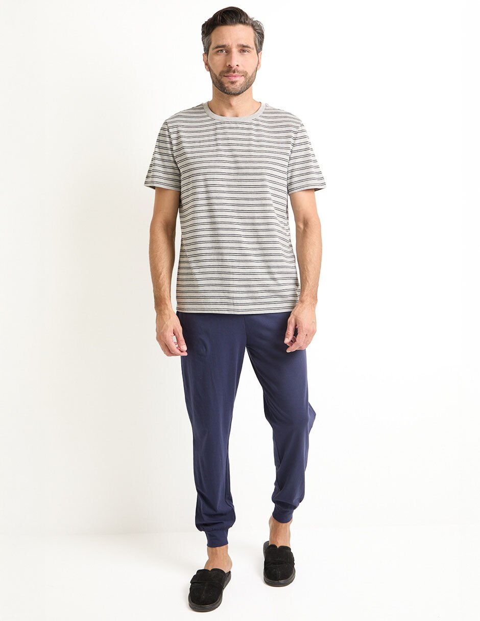 PIJAMA PANTALON WEEKE, CH, AZUL MARINO