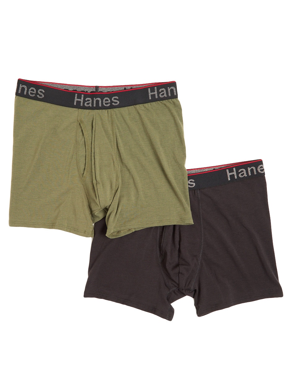 BOXER HANES, CH, VERDE OLIVO 0CFFST3
