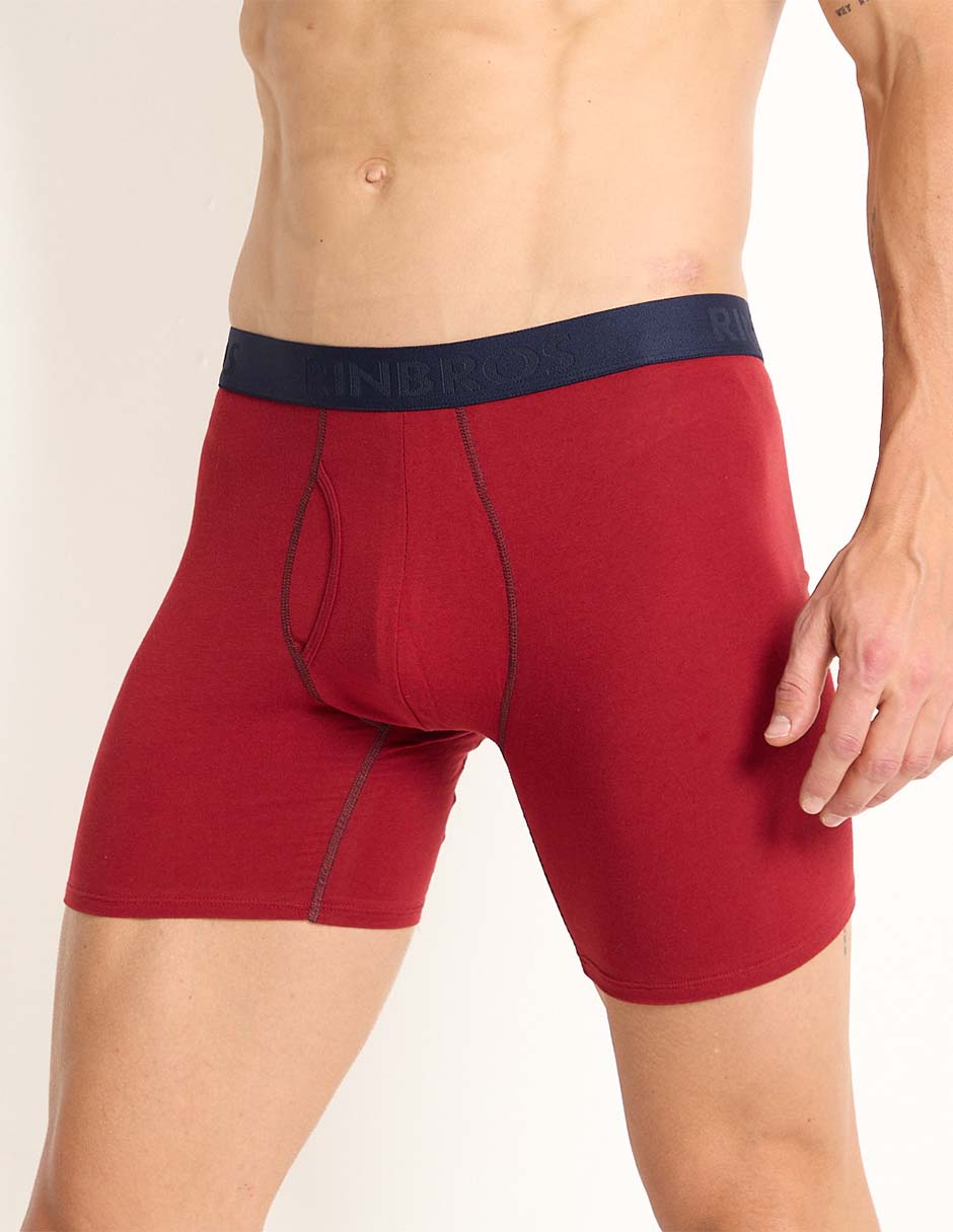 Set bóxer brief de algodón para hombre 2 piezas 2
