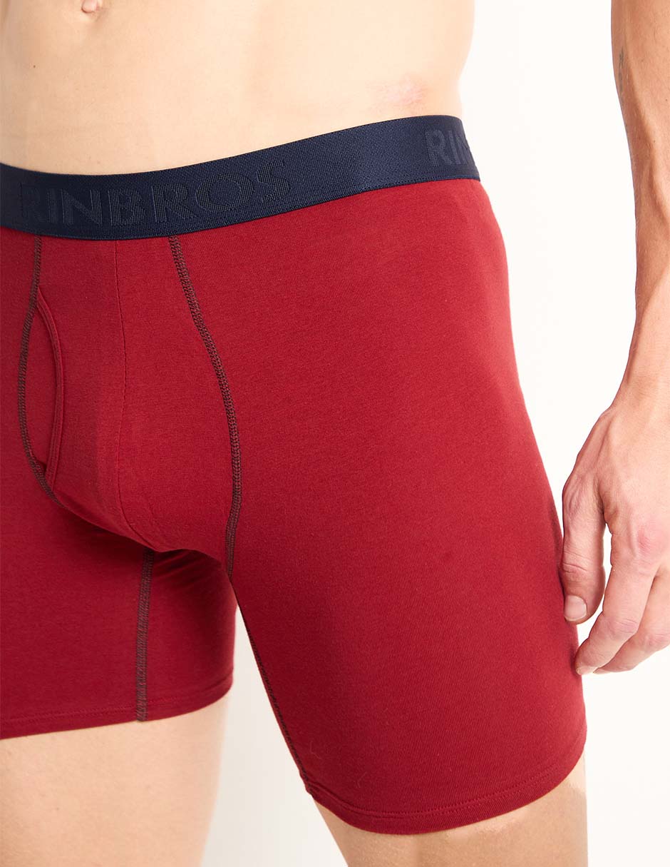 Set bóxer brief de algodón para hombre 2 piezas 4