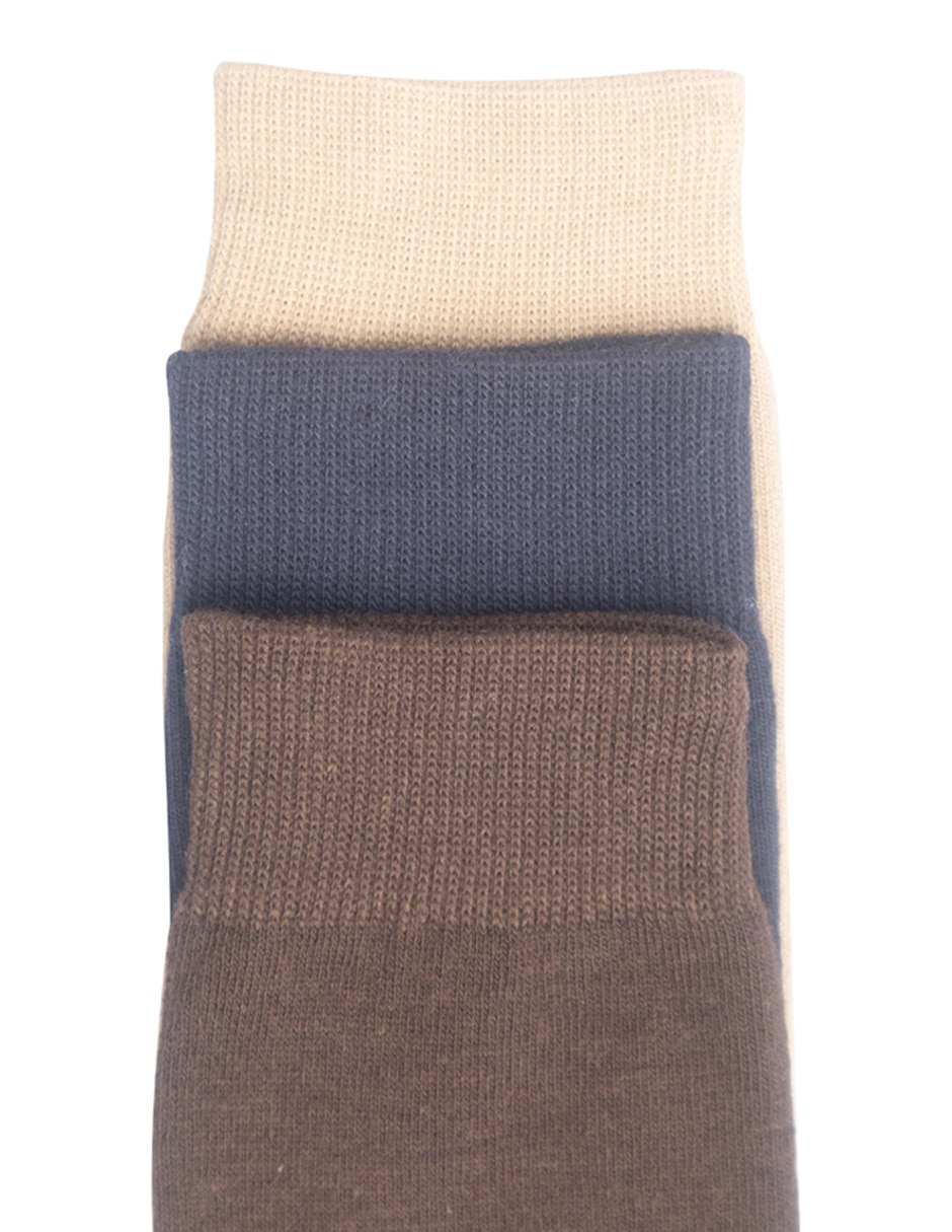 Set de calcetín comfort para hombre 3 pares 3