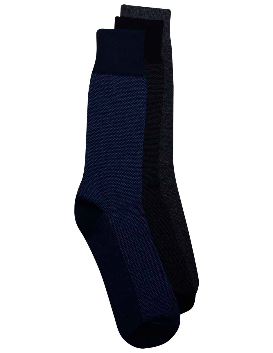 Set de calceta comfort para hombre 3 pares Set de calceta comfort para hombre 3 pares