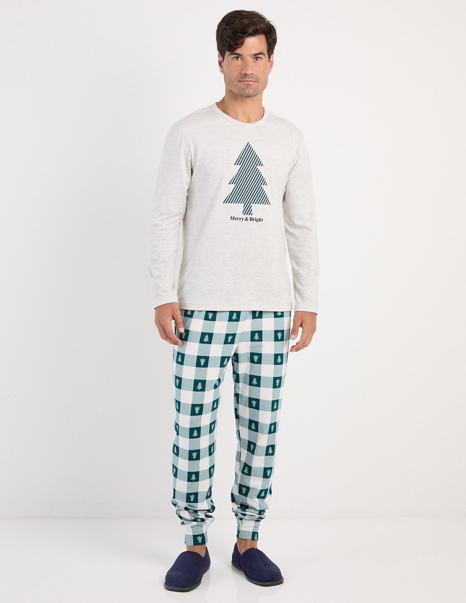 Conjunto pijama navideño para hombre 1