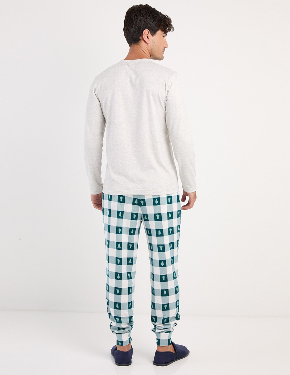 Conjunto pijama navideño para hombre
