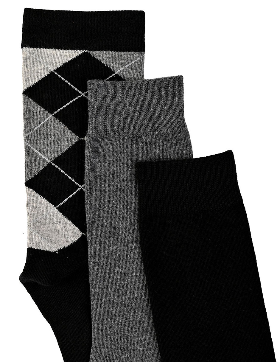Set de calcetín comfort para hombre 3 pares 3