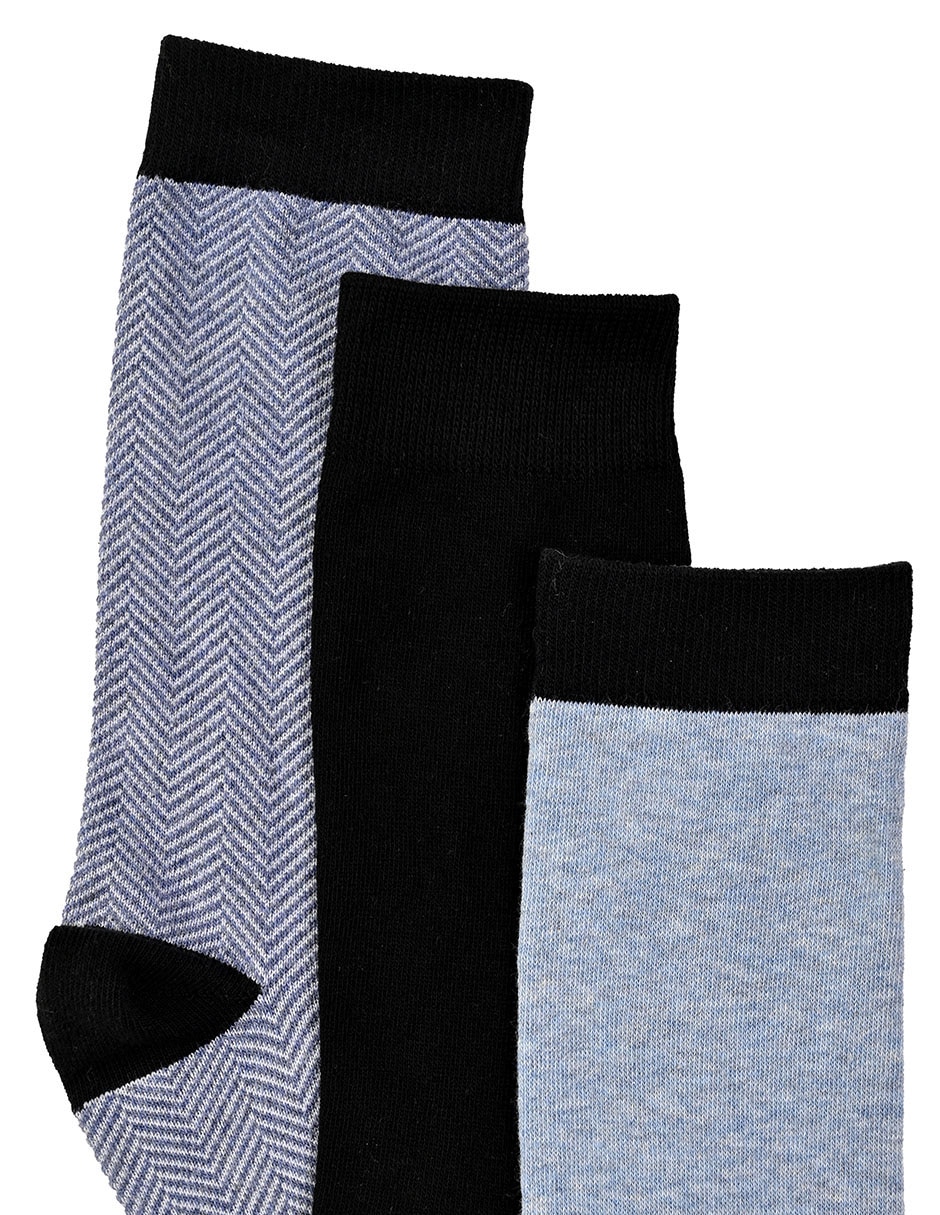 Set de calcetín comfort para hombre 3 pares 3