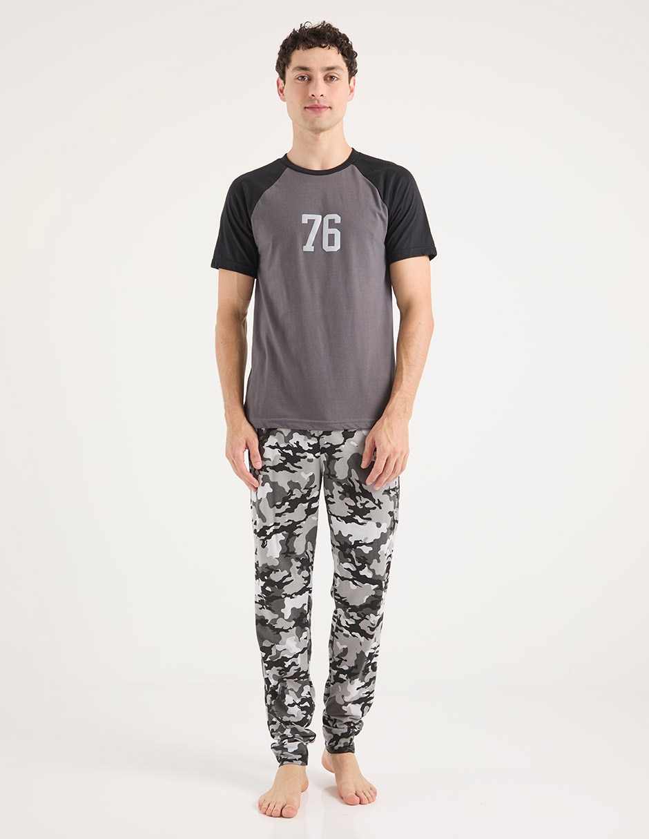 PIJAMA NON STOP, G, NEGRO NSIH25150-08H