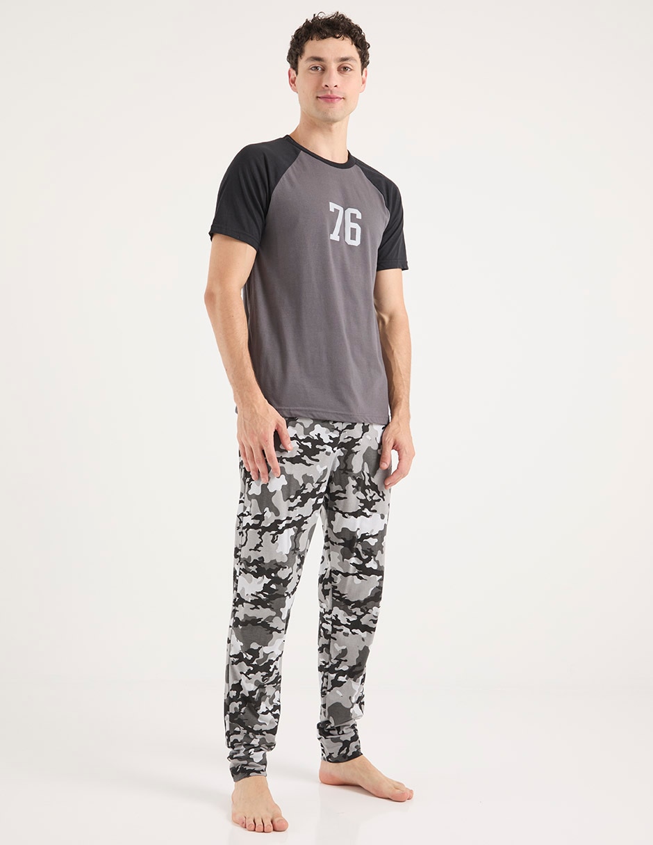 PIJAMA NON STOP, G, NEGRO NSIH25150-08H