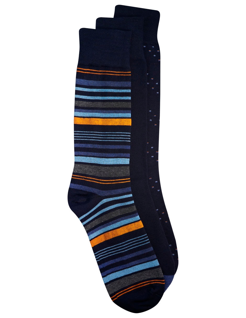 Set de calcetín comfort para hombre 3 pares