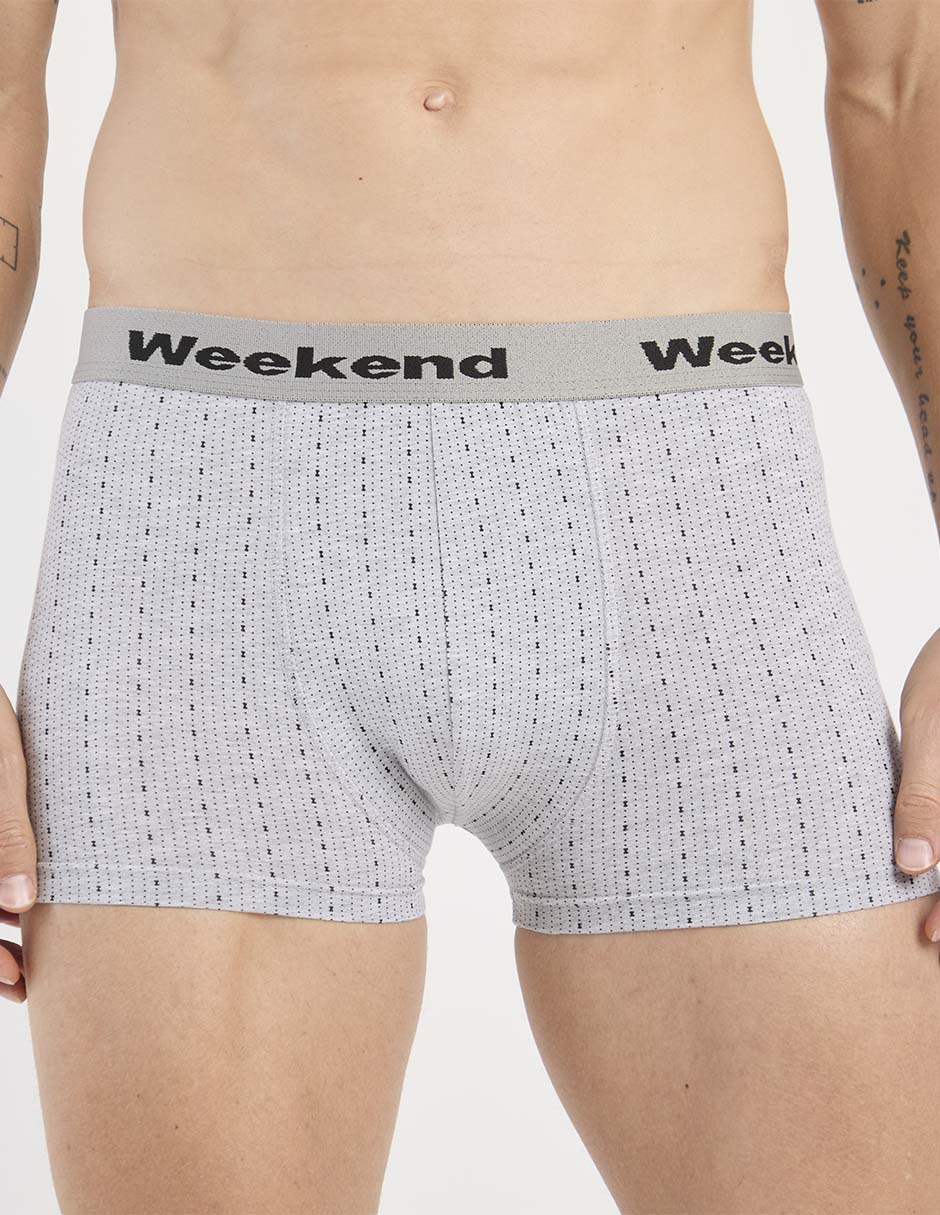 Set bóxer trunk de algodón para hombre 3 piezas Set bóxer trunk de algodón para hombre 3 piezas