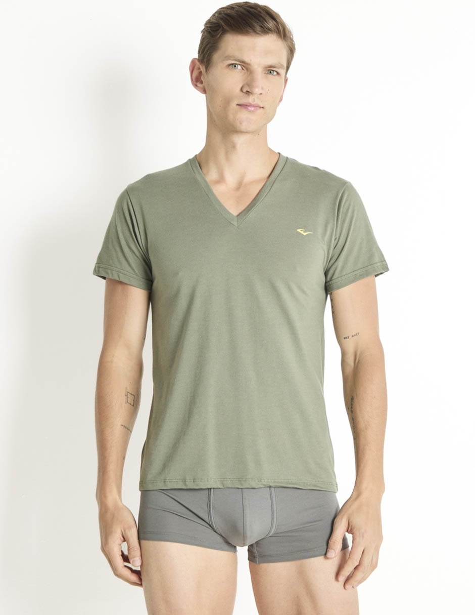 Playera cuello v para hombre Playera cuello v para hombre