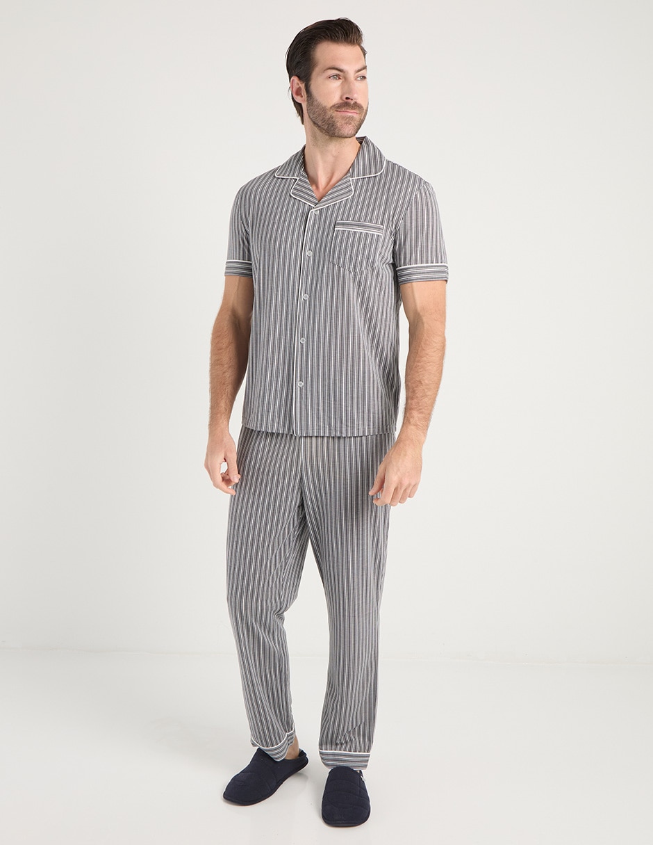 PIJAMA WEEKEND CABAL, CH, GRIS OBSCURO